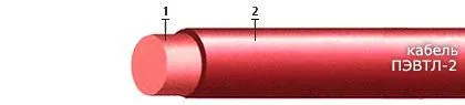 Кабель ПЭВТЛ-2 0,8